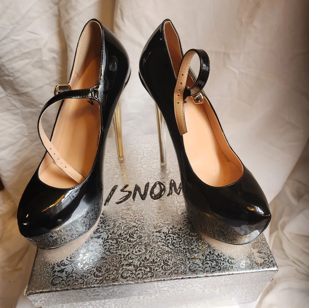 ISNOM Platform Heels - Picture 3 of 7